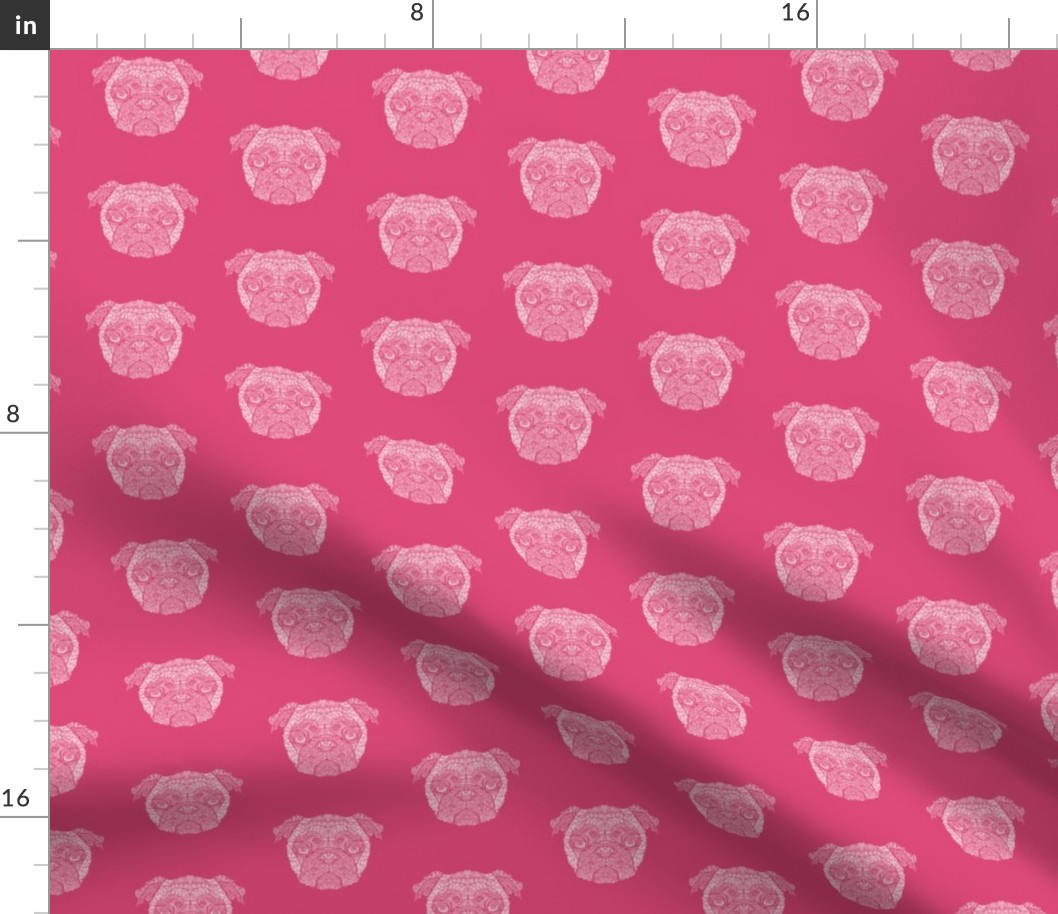 Pink Pug Pattern