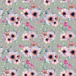 Floral pastel pattern