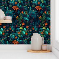 Enchanted Jungle Tapestry