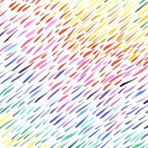 Watercolour Rainbow Dashes
