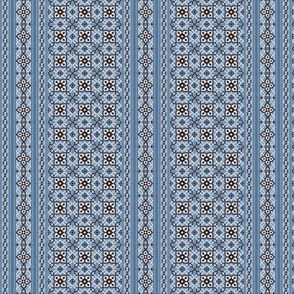 Small Blue Tiles with Border