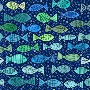 One Fish, Two Fish, Green Fish, Blue Fish