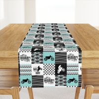 3 inch - Motocross//A little dirt never hurt - wholecloth cheater quilt