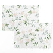 Watercolor floral pattern Small Scale