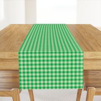 MED - Fuzzy Green Monochrome  Buffalo Plaid