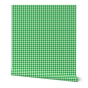 Tiny Fuzzy Green Monochrome Buffalo Plaid