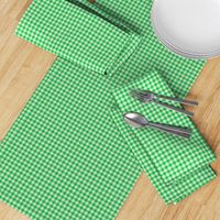 Tiny Fuzzy Green Monochrome Buffalo Plaid