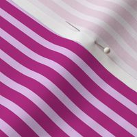 Narrow Rose Pink Monochrome Stripe