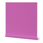 Narrow Rose Pink Monochrome Stripe