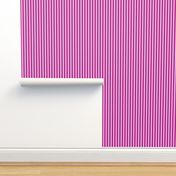 Narrow Rose Pink Monochrome Stripe