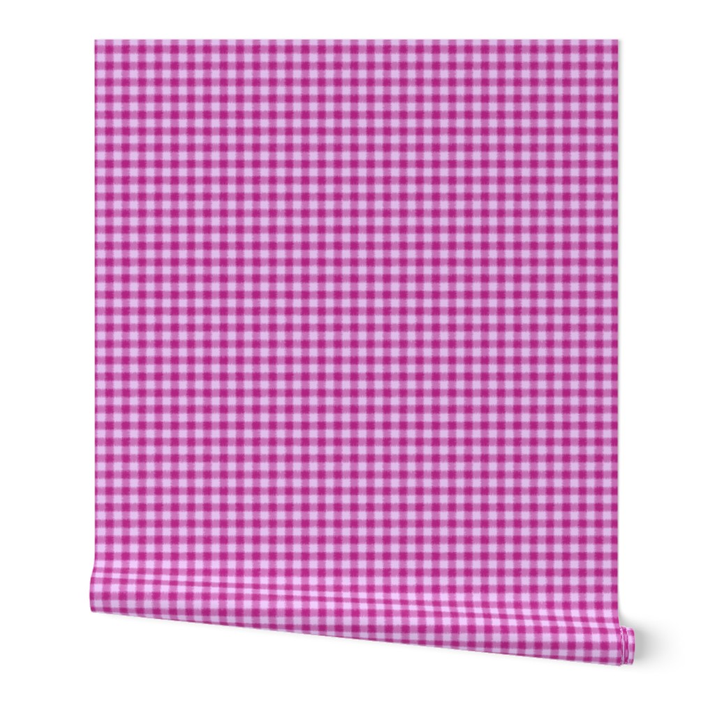 SM -Fuzzy Rose Pink Monochrome Buffalo Plaid