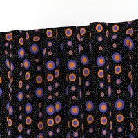 Mod spots small - blue orange