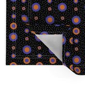 Mod spots small - blue orange