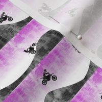 (micro scale) motocross / dirt bike  || purple