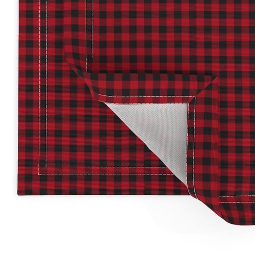 1/4" Red Buffalo Plaid - Woodland Critters Coordinate