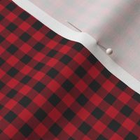 1/4" Red Buffalo Plaid - Woodland Critters Coordinate