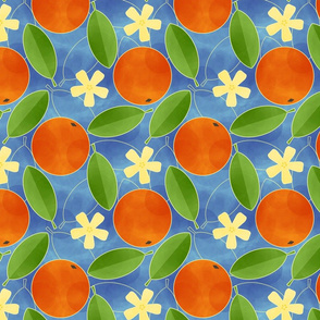 Oranges - Light Blue