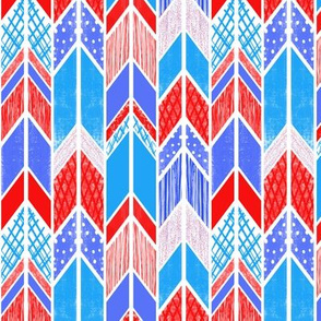 Red, White and Blue Stripes - by Kara Peters