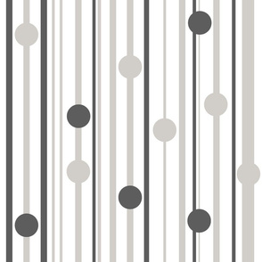 stripe with circles pattern