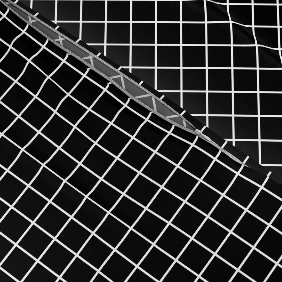 Square Grid - Black White