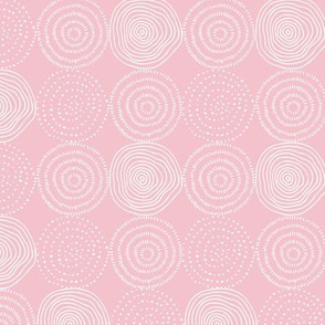 Soft Pink Tree Rings