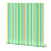 Boardwalk Stripes Turquoise on Gold 450