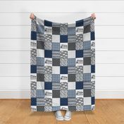 Planes, Trains, Trucks & Toys - Wholecloth Cheater Quilt