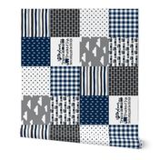 Planes, Trains, Trucks & Toys - Wholecloth Cheater Quilt - Rotated