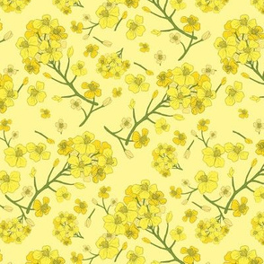 Floral Love of Mustard in Yellow