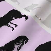 Wolves on Lavender // Large-size