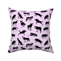 Wolves on Lavender // Large-size