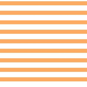 3/8" Bold Horizontal Orange Stripe