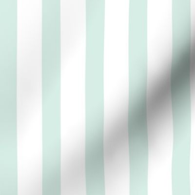 Bold Stripe Vertical in Robin Blue