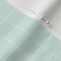 White Grid Lines on Robin Blue