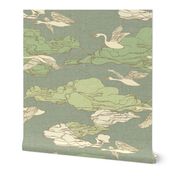 The Wild Swans {Antique Green}