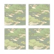 The Wild Swans {Antique Green}