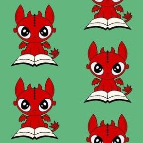Book Dragon (Red)