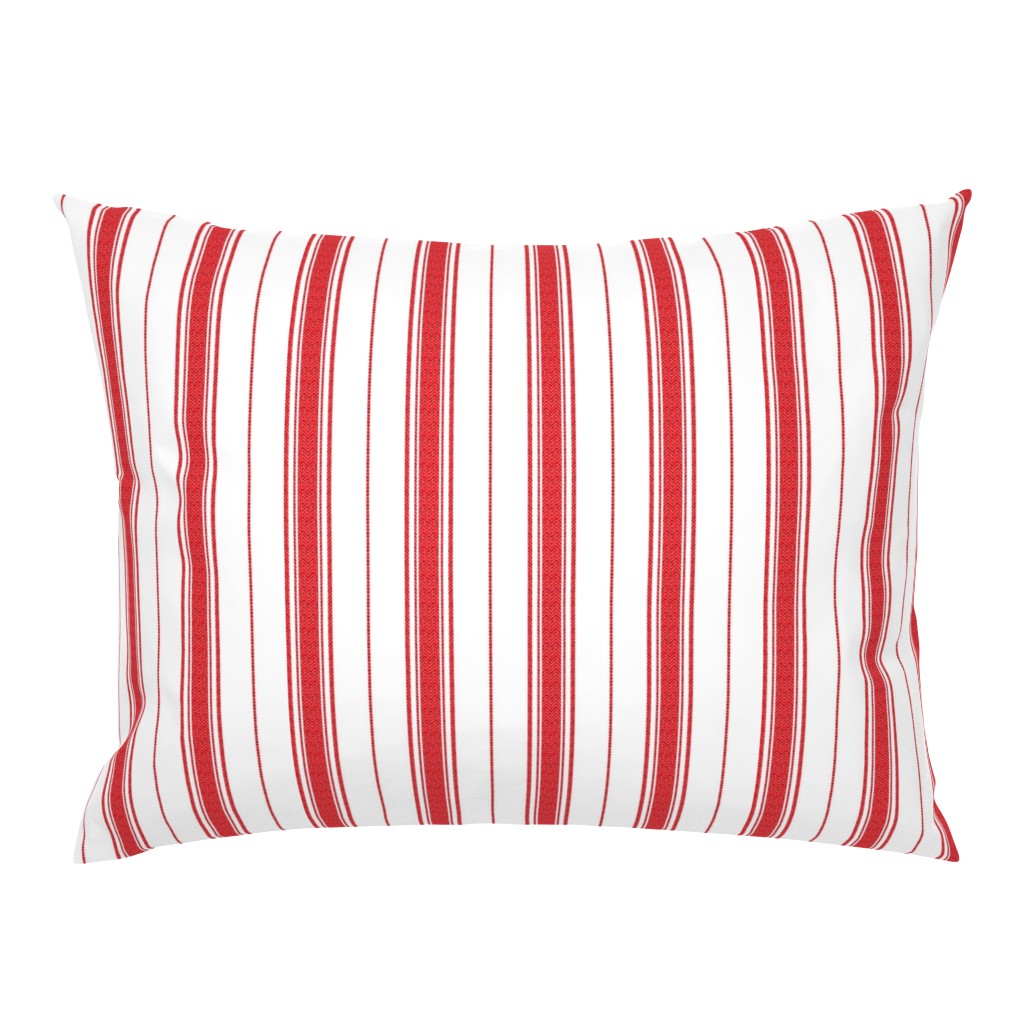 Chevron Stripe in Rouge