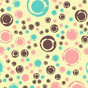 grunge circles and dots