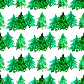 Forest  watercolor  pattern