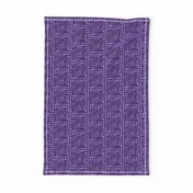 HCF17 - Medium -  Hurricane on a Checkered Field of Dark Purple and Lavender