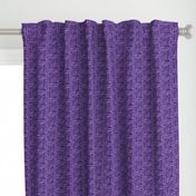 HCF17 - Medium -  Hurricane on a Checkered Field of Dark Purple and Lavender