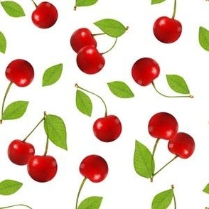 Very Cherry on White