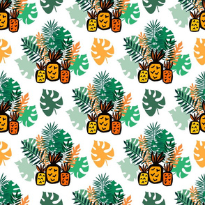 Tropical  pineapple pattern