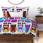 Olivia the Owl Cut and Sew Pillow Brown