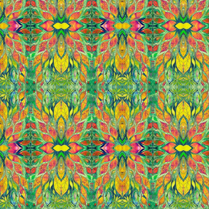 Boho Indian seamless pattern