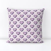 heart print light pink