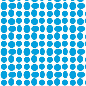 Pebbledots in Surf Blue (inverted)