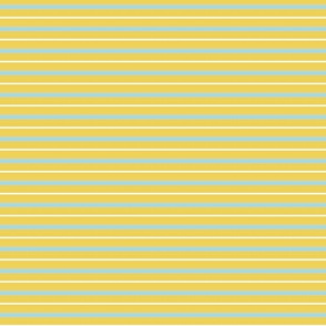 Prairie Patch  /  Raggedy Doll Dress-blue / yellow stripe  