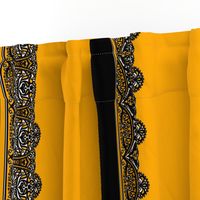 High Contrast Yellow Lace Border